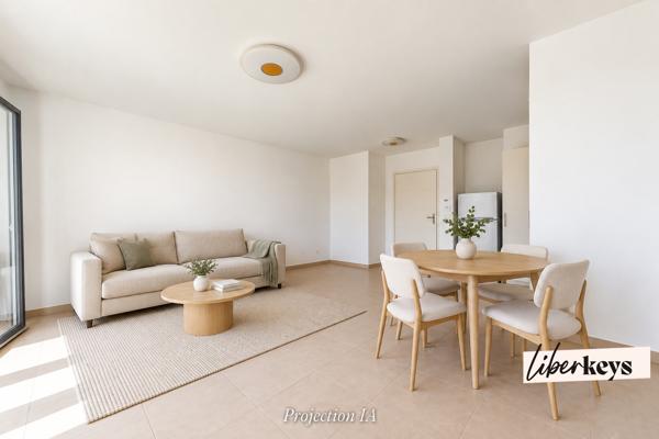 MARSEILLE 8E – SAINTE-ANNE | T2 AU DERNIER ÉTAGE AVEC TERRASSE ET VUE DÉGAGÉE