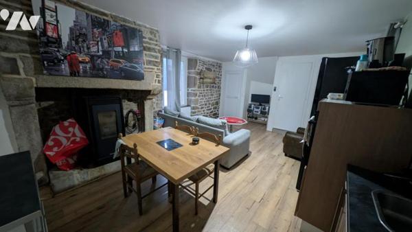 Immeuble centre villedieu avec local commercial et appartement loués