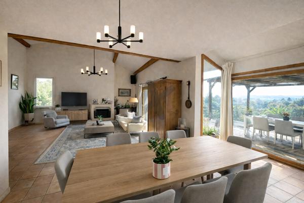 Limonest . Maison 6 chambres au calme avec vue .