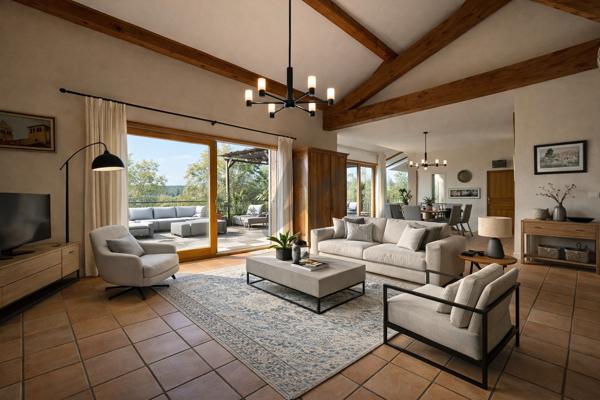 Limonest . Maison 6 chambres au calme avec vue .