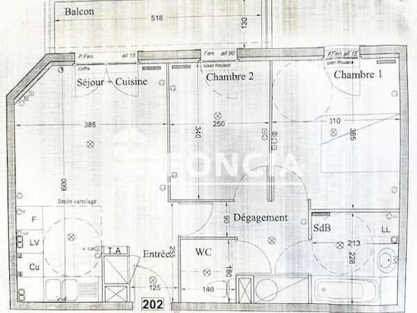 À vendre Appartement 3 pièces 55.66 m² - Antony 92160