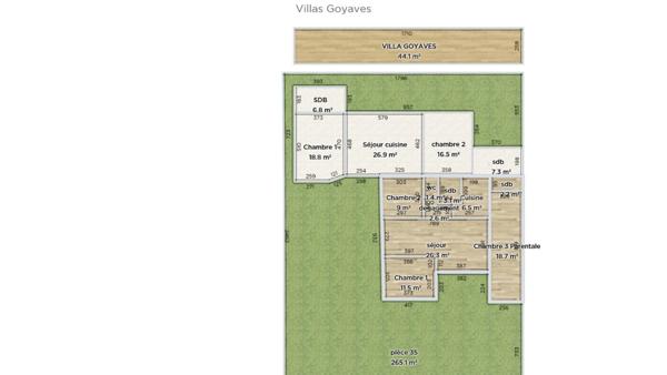 SAINTE CLOTILDE (97490) - A vendre 2 maisons mitoyennes T3 + T4 sur parcelle de 501 m²