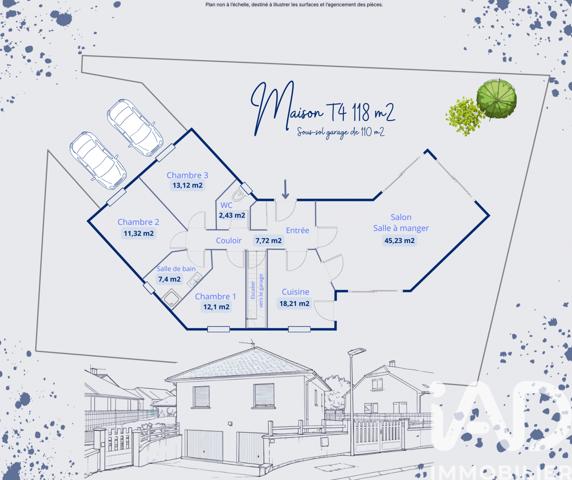 Maison à vendre 4 pièces 118 m² Luc-la-Primaube