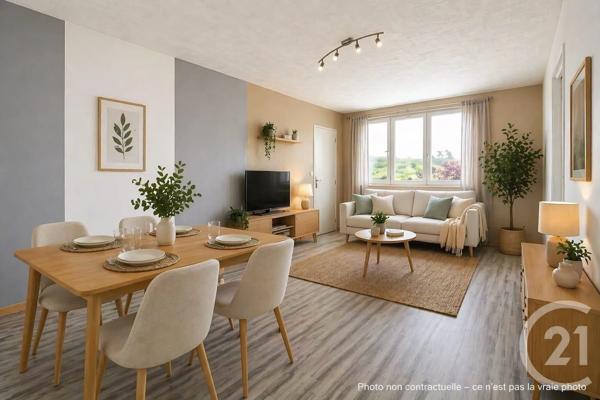 Appartement F3 à vendre  3 pièces - 62,78 m 2   CHATEAU THIERRY  - 02