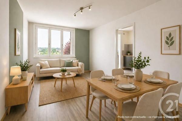 Appartement F3 à vendre  3 pièces - 62,78 m 2   CHATEAU THIERRY  - 02