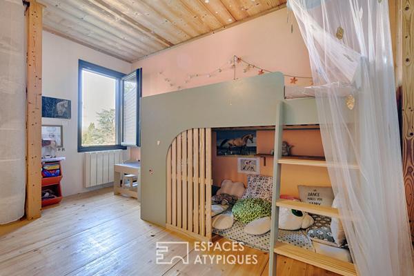 Maison contemporaine en bois au coeur de Berchères sur Vesgre