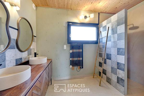 Maison contemporaine en bois au coeur de Berchères sur Vesgre