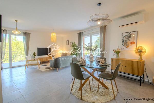 BAISSE DE PRIX. T3- 74,71 m² Idéalement situé: 265 000  avec 2 terrasses et jardin , double garage. Très Grand confort MONTEUX (84170)
