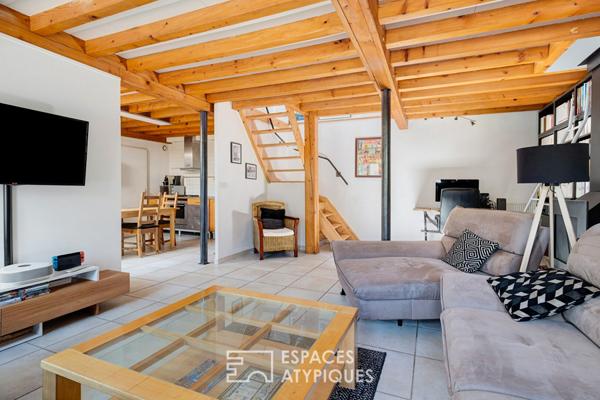 Maison de ville en duplex avec garage