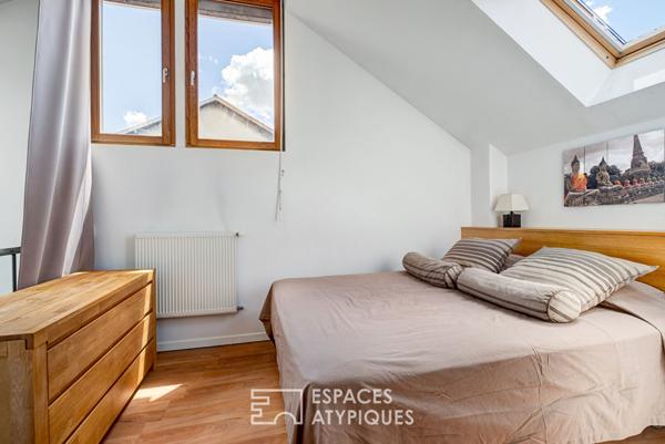 Maison de ville en duplex avec garage