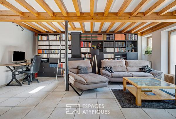 Maison de ville en duplex avec garage