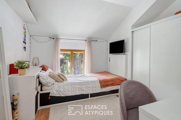 Maison de ville en duplex avec garage