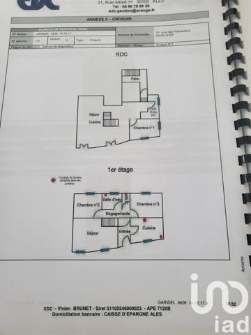 Maison à vendre 5 pièces 166 m² Alès