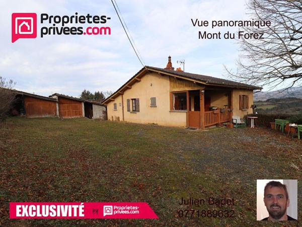Maison Sauviat 5 pièce(s) 90 m2 environs + garage  et 7000m2 de terrain dont 3000 constructibles