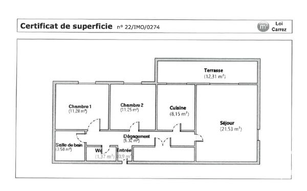 Appartement à vendre 3 pièces 66 m² Marseille 14