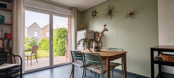 Maison récente 3 pièces avec jardin, garage en option