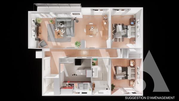 Appartement 4 pièces 72 m2