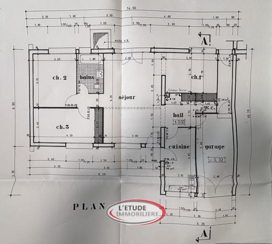 Maison individuel en copropriété de plain-pied "T4" avec 589 m² de terrain - fort potentiel !