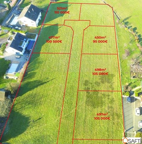 Terrains rares constructibles et viabilisés