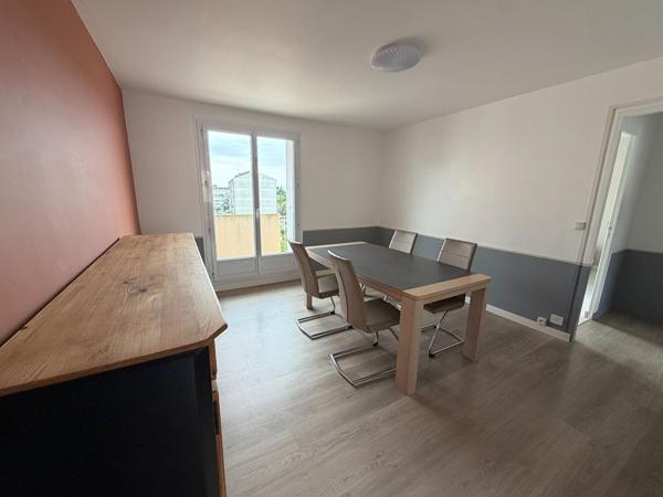 A louer - Appartement T3 meublé avec balcon et place parking - Angers secteur Eblé/Gare