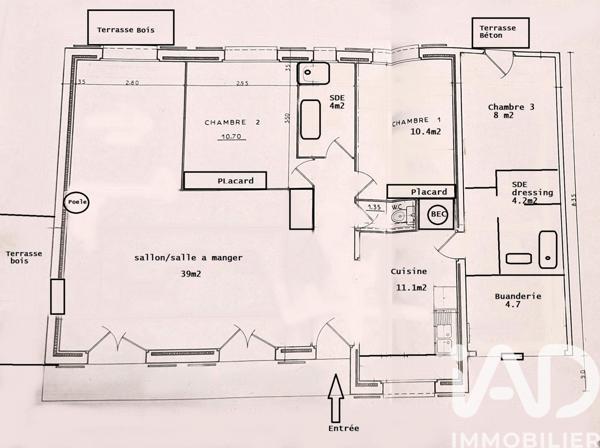 Maison à vendre 5 pièces 97 m² Talmont-Saint-Hilaire