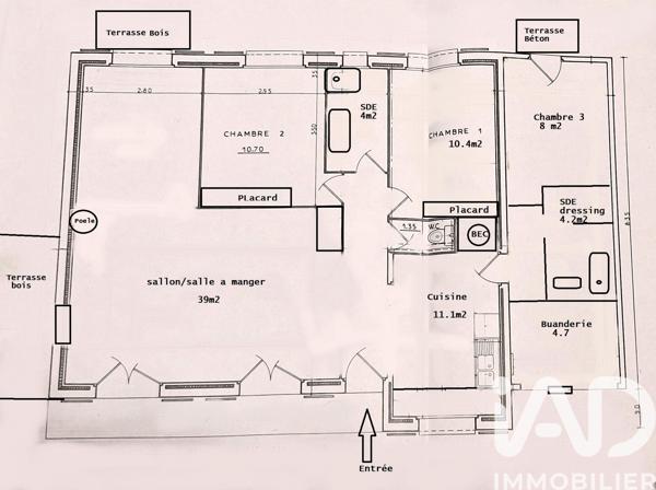 Maison à vendre 5 pièces 97 m² Talmont-Saint-Hilaire