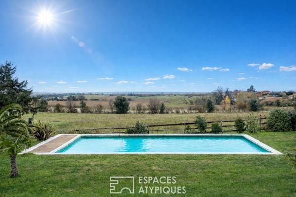 Ferme rénovée avec vue dégagée sur l’Ardèche