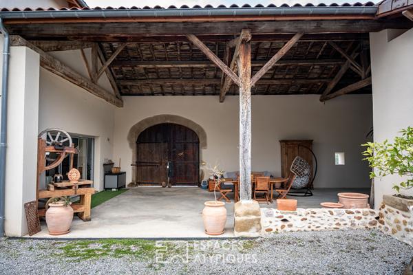 Ferme rénovée avec vue dégagée sur l’Ardèche