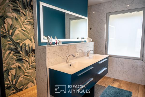 Ferme rénovée avec vue dégagée sur l’Ardèche