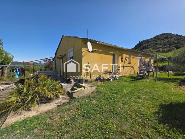 Maison autonome avec revenus solaires et terrain constructible