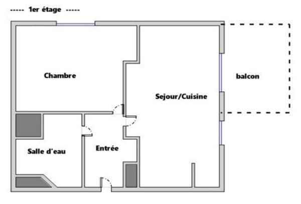 Appartement à vendre 2 pièces 39 m² Aucamville