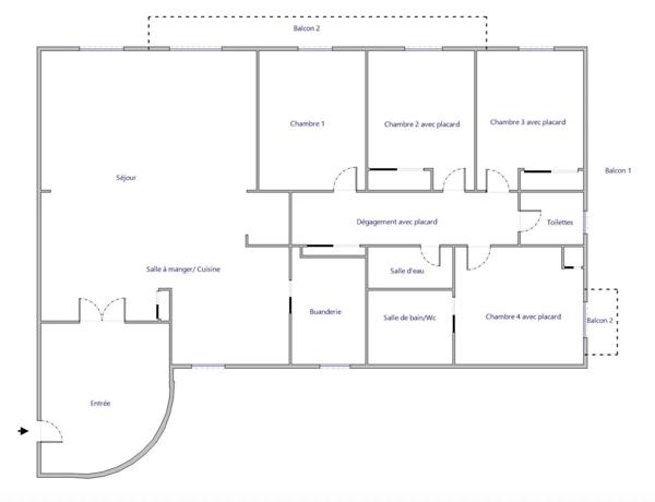 Location                                                      Appartement
                        
                     6 pièces                      130 m2                     à Nantes