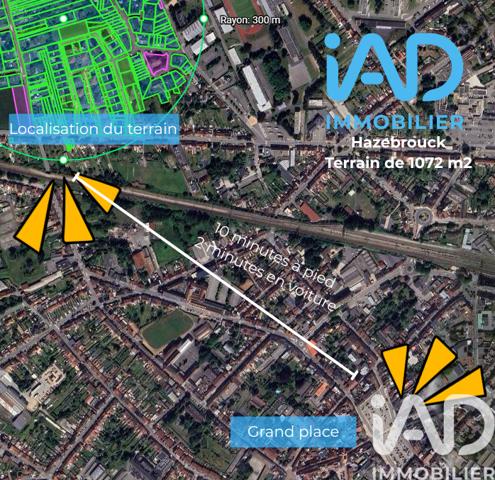 Terrain à vendre 1 072 m² Hazebrouck