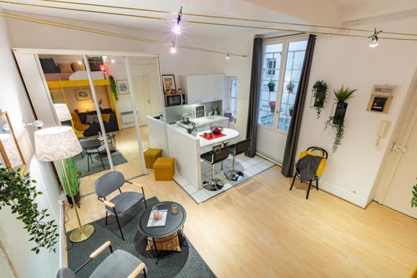 Paris 3e - Saint-Claude | Studio de charme avec mezzanine au cœur du Marais