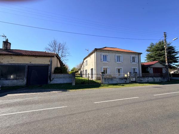 Maison 6 pièces (194M2 habitable) avec terrain divisible et garage aménageable dans la centre de GABARRET (40)