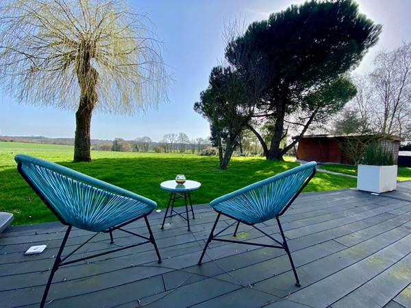 Maison à vendre à Taden proche Dinan- 5 pièces, 4 chambres dont une au rez-de-chaussée, 1256m² de terrain