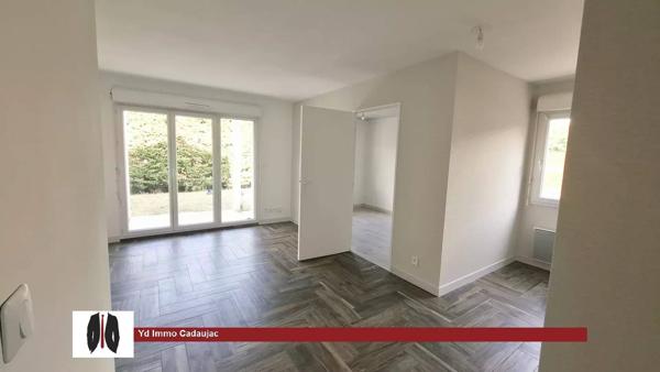 Cadaujac - Bien rare sur le secteur appartement T3 avec jardin privatif de 200 m²