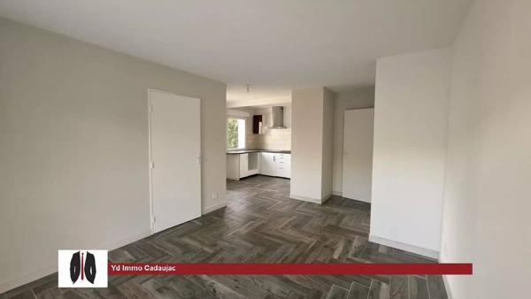 Cadaujac - Bien rare sur le secteur appartement T3 avec jardin privatif de 200 m²