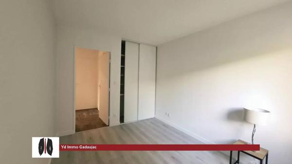 Cadaujac - Bien rare sur le secteur appartement T3 avec jardin privatif de 200 m²
