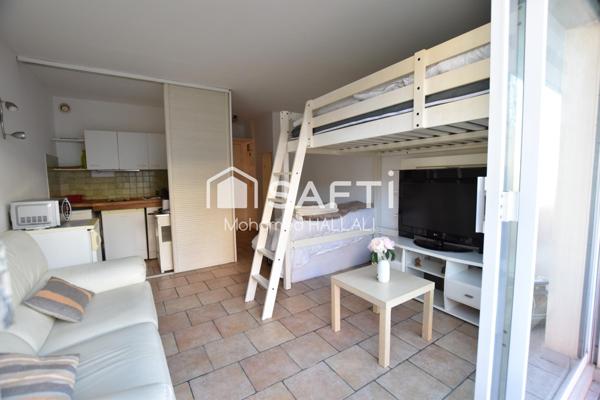 Studio 24 m2, balcon, parking, hyper centre