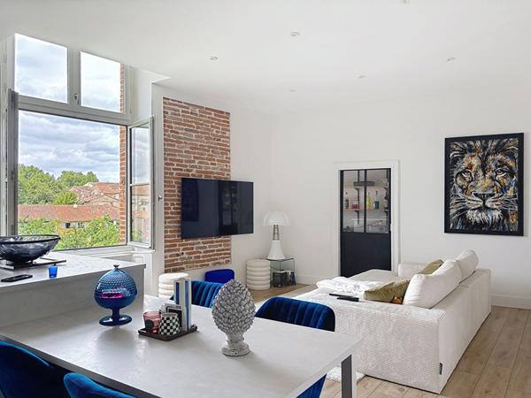 À vendre Appartement coup de coeur, lumineux avec vue sur la Mandoune centre-ville de Montauban (82) deux chambres et un bureau