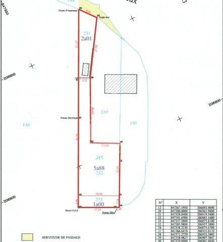 Terrain constructibe Longwy 8,89 ares