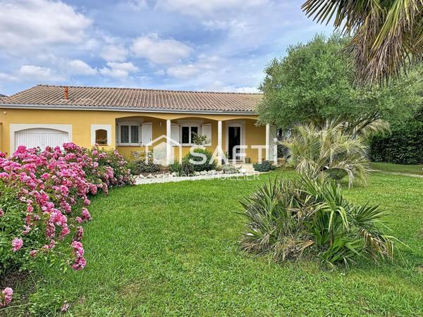 FONSORBES – Villa T5 de 127m² plain-pied avec piscine, garage et carport.