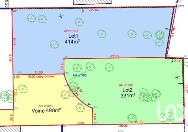 Terrain à vendre 331 m² Nozay