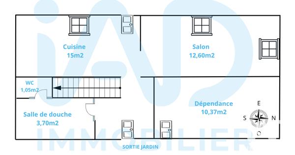 Maison à vendre 3 pièces 67 m² Brionne