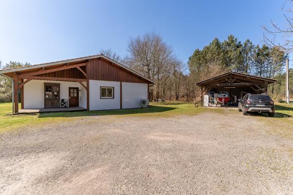 Maison bois 140m2 parcelle 2000m2 3 ch