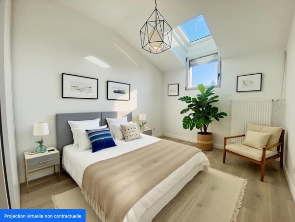 CENTRE DE SAINT MEDARD EN JALLES/  RESIDENCE 2016  / PETITE COPRO /  T3 65M2 DERNIER ETAGE / DPE C / TERRASSE 10M2 / PARKING .