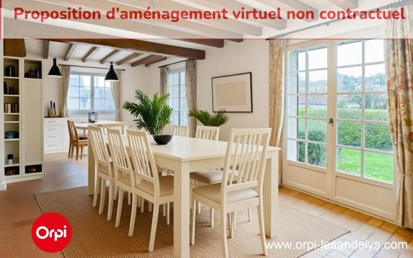 Maison à vendre    4 pièces • 120 m2 Les Andelys