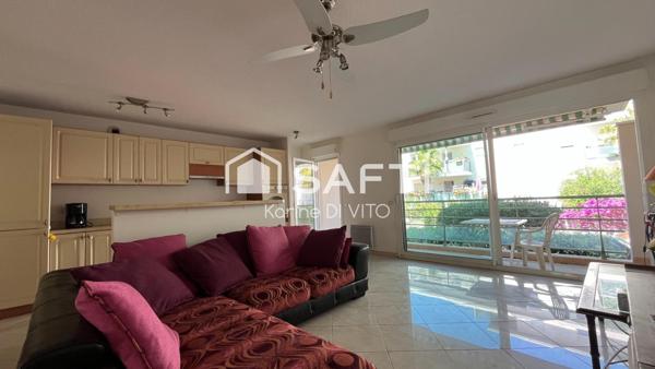 Grand T2 de 62 m2 - 2 Terrasses - 1 Garage