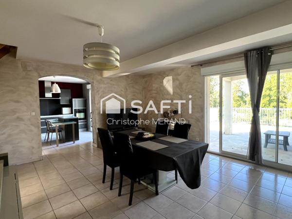 Pavillon 4 chambres avec vue sur la Vienne